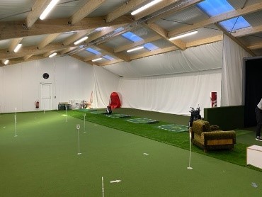 Inniaðstaða á golfvelli Selfoss