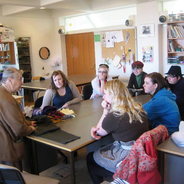 Heimsókn í textíldeild