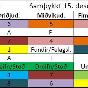 Nýtt tímakerfi/eyktaskipan