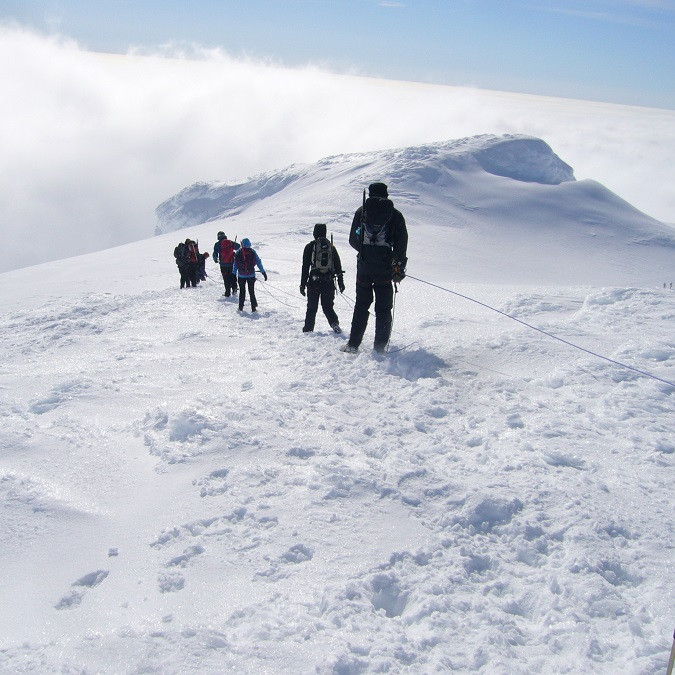 Gengið á Eyjafjallajökul