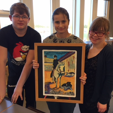 Pétur Gabríel Gústavsson, Anna Sigurveig Ólafsdóttir og Katla Sif Ægisdóttir.