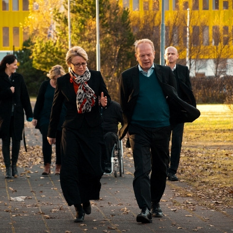 Ráðherra í heimsókn