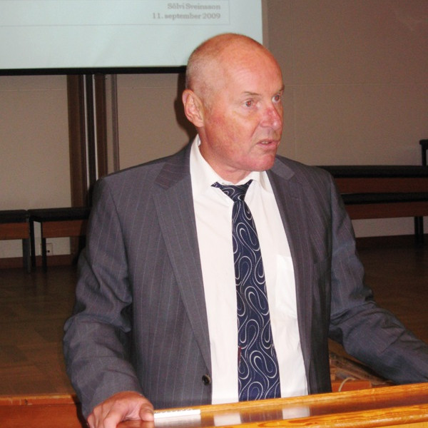 Sölvi á kennarafundi