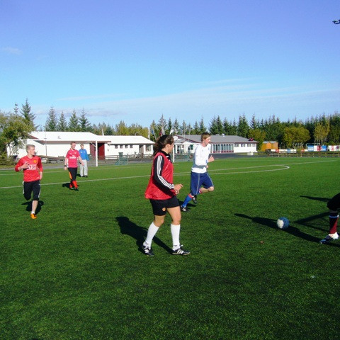 Knattspyrna kennd hvernig sem viðrar