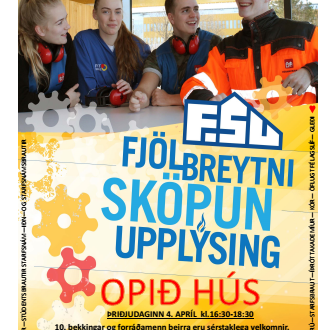 Opið hús þriðjudaginn 4. apríl