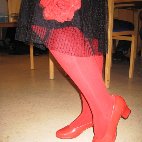 Árshátíð, rómantík og rauð klæði