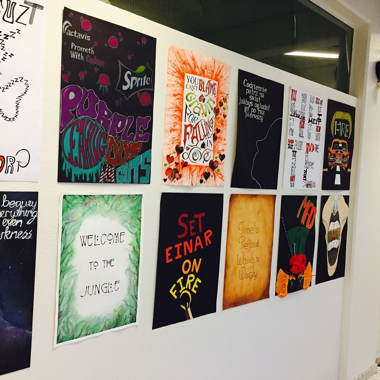 Grafísk hönnun - sýning á veggspjöldum