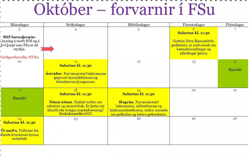 Forvarnarmánuður