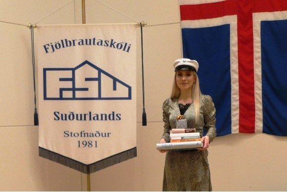 Þórunn Anna Guðbjartsdóttir, dúx FSu haust 2020.