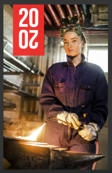 Glæsilegt verknámsblað.