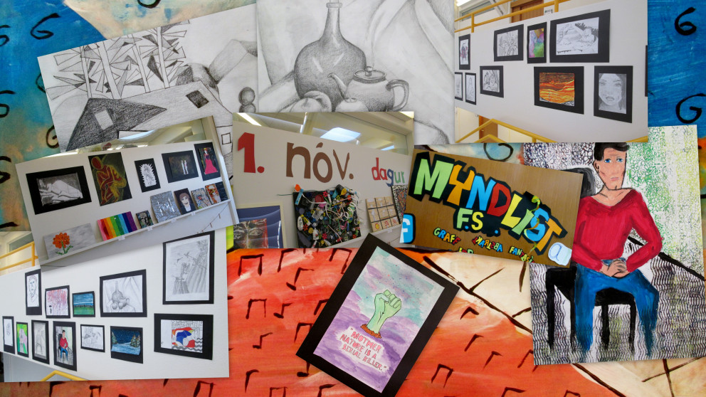 Myndlistin minnir á sig