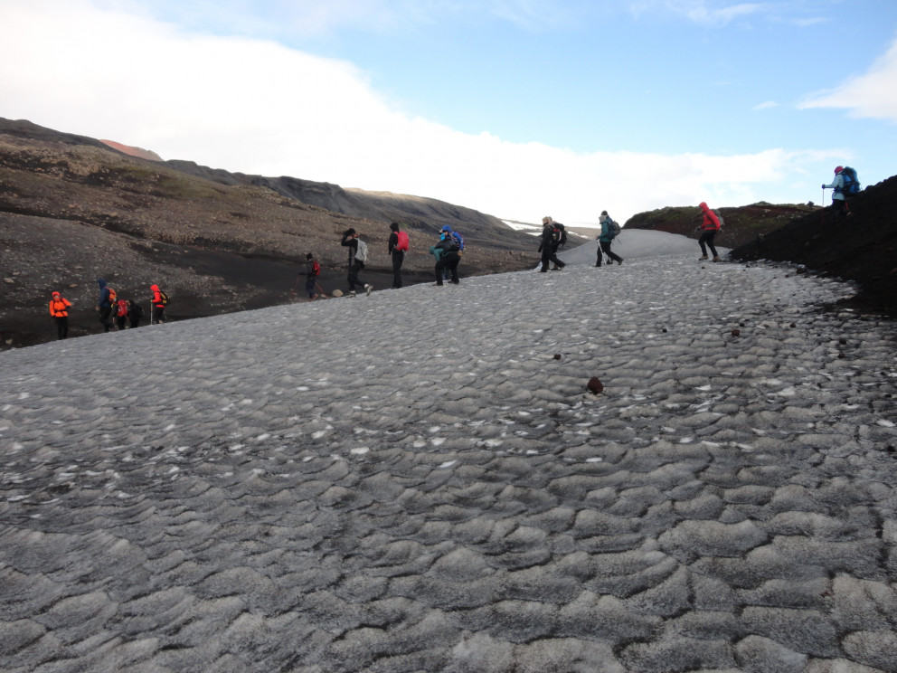 Fimmvörðuháls genginn.