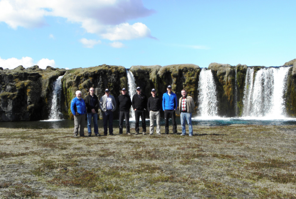 Hrútar við Hrúthálsafoss