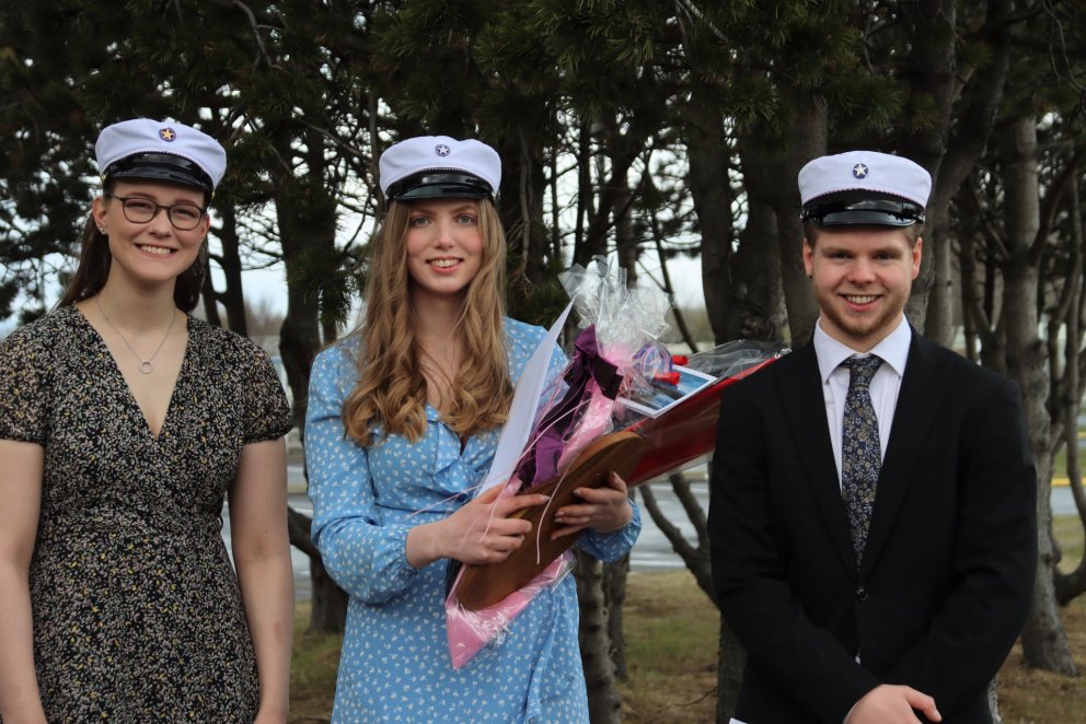 Jónína Baldursdóttir, Arney Ólöf Arnardóttir og Stefán Tor Leifsson.