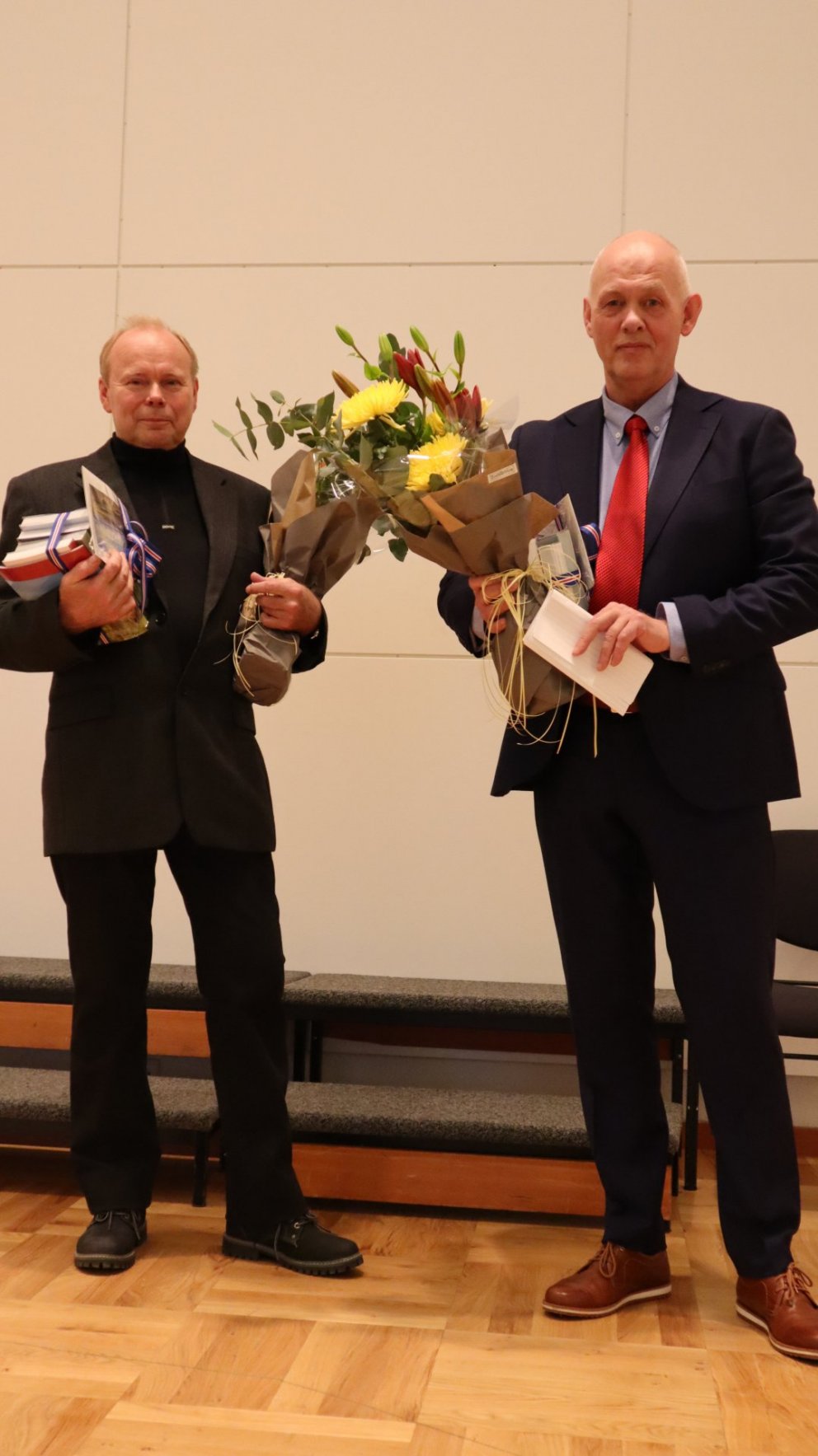 Arnlaugur Bergsson og Þórarinn Ingólfsson eða Addi og Tóti. Þeir eru brautryðjendur og hófu störf vi…
