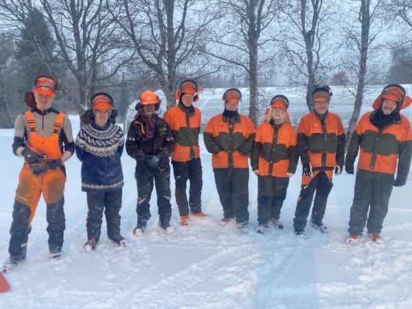 Þátttakendur af Austurlandi á námskeiði