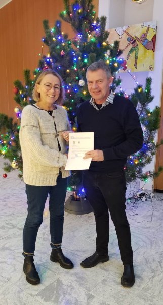 Olga Lísa og Gunnar ánægð með samstarfið.