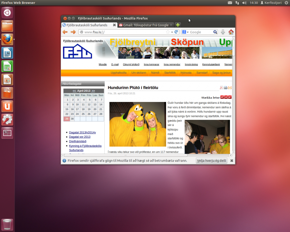 Linuxtölvum fjölgar í FSu