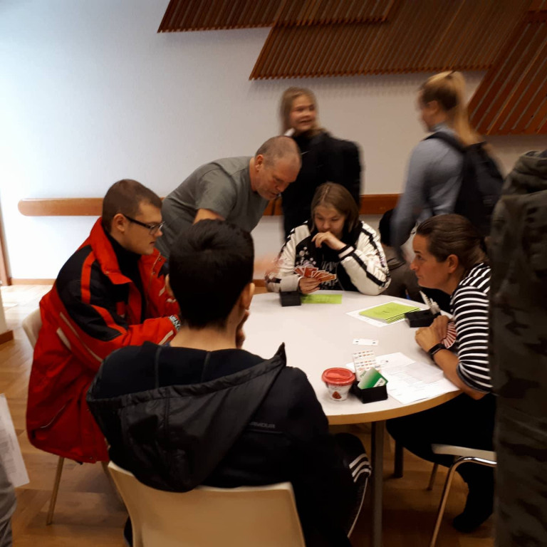 Nemendur fengu kynningu á Bridge á áfangamessu, en boðið verður upp á bridgeáfanga á vorönn.