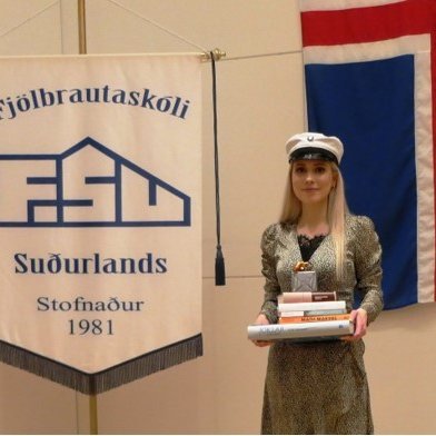 Þórunn Anna Guðbjartsdóttir, dúx FSu haust 2020.