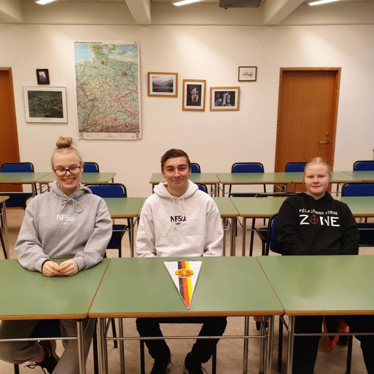 Gettu betur lið FSu. Frá vinstri Guðný Von Jóhannesdóttir, Sólmundur Sigurðarson og Ásthildur Ragnar…