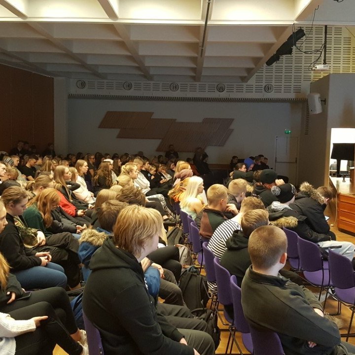 Andri Snær Magnason ræddi um loftslagsmál og súrnun hafsins.