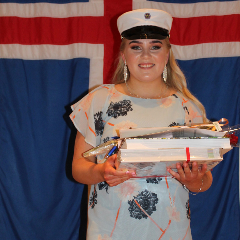 Harpa Svansdóttir, dúx FSu á vorönn 2018.