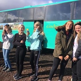 Farið var með gestina í margskonar ferðir.