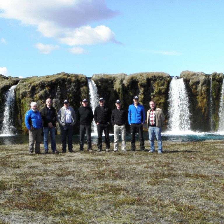 Hrútar við Hrúthálsafoss