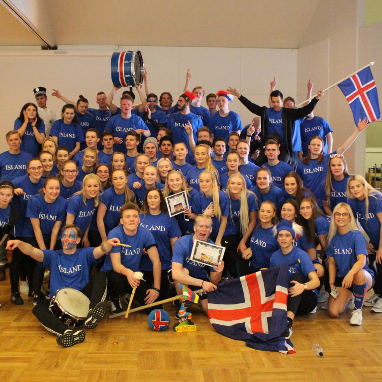 Landsliðið vann Flóafár 2017