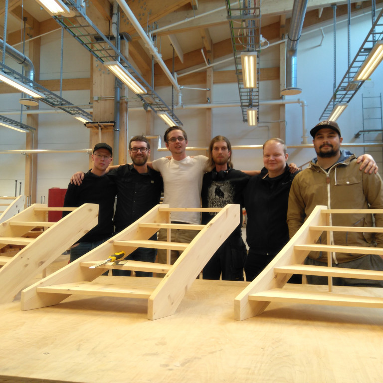 Á myndinni eru (frá vinstri):  Ingi björn Leifsson, Óskar Logi Sigurðsson, Sverrir Leó Björnsson, Jó…