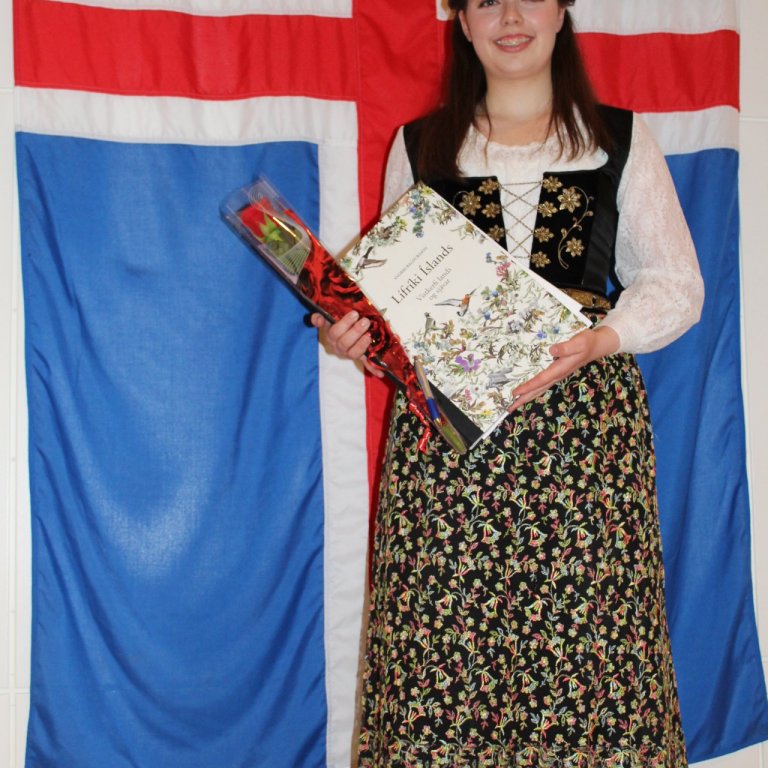 Svanhildur Guðbrandsdóttir, dúx FSu á vorönn 2019.