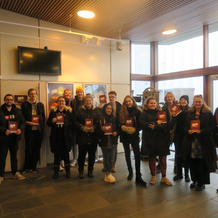 Frönskunemendur skelltu sér á franska kvikmyndahátíð í Háskólabíó.