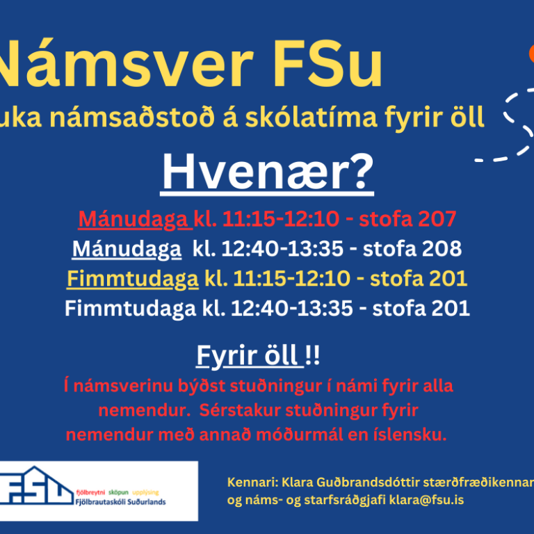 Námsver FSu