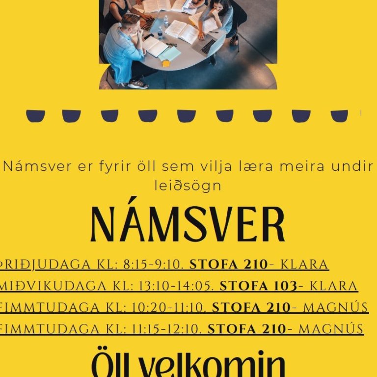 Námsver FSu á haustönn