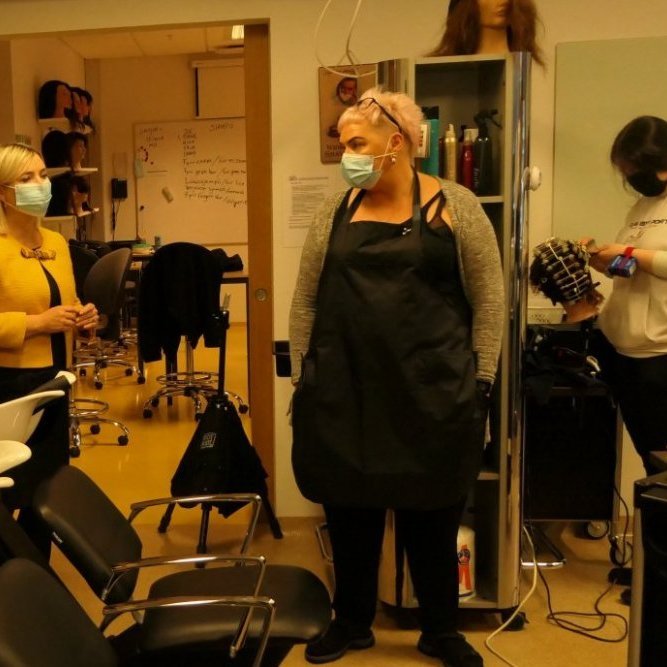 Menntamálaráðherra hitti meðal annars kennara og nemendur í Hamri.
