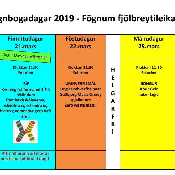Dagskrá Regnbogadaga