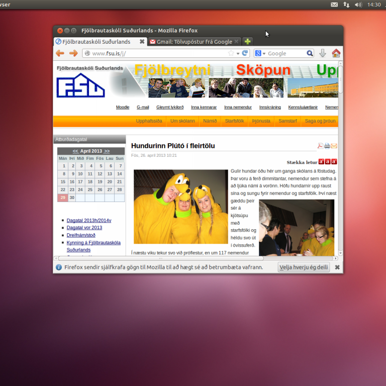Linuxtölvum fjölgar í FSu