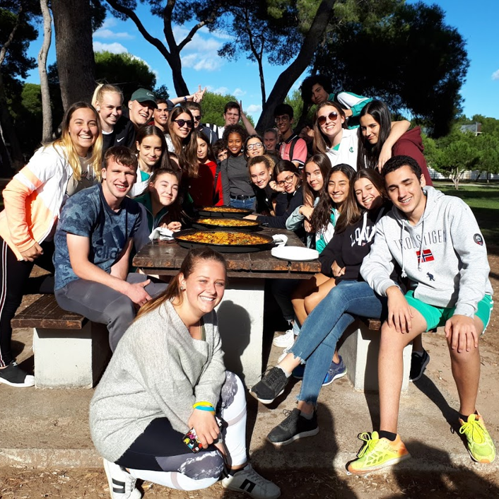 Hópur nemenda og kennara fóru til Spánar í haust vegna Erasmus+ verkefnis.